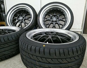 新品 クラウン タイヤホイールセット 225/40R19 245/35R19 19インチ BD00 F/8.5J +35 R/9.5J +38