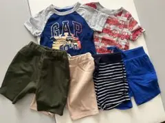 GAP 子供用 Tシャツ 2枚とハーフパンツ 4枚 セット