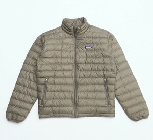 GQ7464◇00s パタゴニア/Patagonia 84673F0 メンズS ダウンジャケット フルジップ ポケッタブル カーキ系