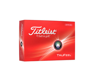 ★新品★タイトリスト★NEW★2024 TRUFEEL トゥルーフィール ゴルフボール★マットレッド★1ダース★日本正規品★