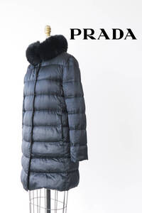 PRADA プラダ リアルファー ダウンコート size 38 1115534