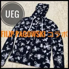 UEG × FILIP PAGOWSKIコラボ　パーカー　蜂　bee