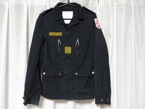 中古 CAB CLOTHING ミリタリージャケット モッズ 黒色 Mサイズ