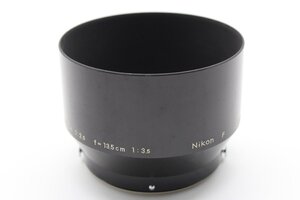 Nikon 10.5cm1:25 135cm1:3.5 Fマウント用レンズフード