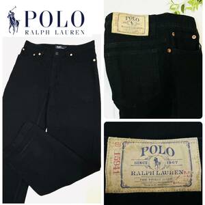 RALPH LAUREN　ラルフ ローレン 　パンツ　ブラック　COTTON100％　やや厚地　サイズ160