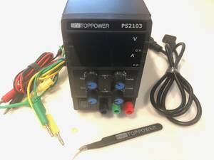 SKY TOPPOWER PS2103 スカイトップパワー 0～30V/0～5A 安定化電源 直流安定化電源 可変直流電源 CVCC電源 実験用