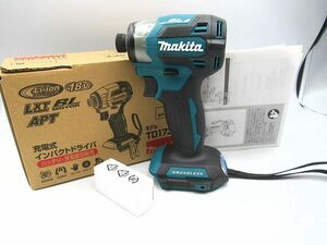 ▲▲未使用品 makita マキタ 充電式インパクトドライバ TD173DZ 18V ブルー 青 4スピード ライト付 無段変速 電動工具 DIY用品▲▲