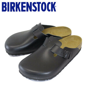 BIRKENSTOCK (ビルケンシュトック) 060191 BOSTON (ボストン) スムースレザー サンダル レギュラー(幅広) BLACK(ブラック) BI041-43-約28.0