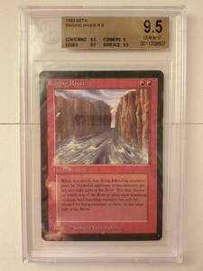 ●MTG● β ベータ Raging River(英語 BGS 9.5 GEM MINT)