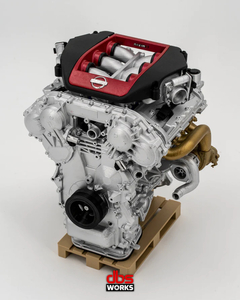 日産　GT-R/R35　1/4 VR38DETT NISMO (Nissan GT-R R35) スケールエンジン - 組み立て済み