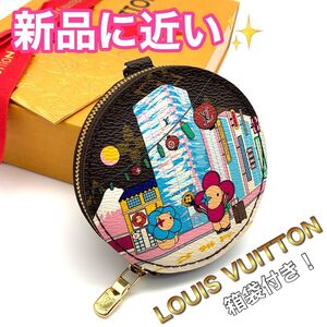 新品に近い　LOUIS VUITTON ルイヴィトン モノグラム ポルトモネ ロン ヴィヴィエンヌ コインケース J02