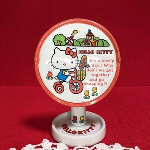 キティ◇ハローキティ◇ミラー◇鏡◇昭和 レトロ 当時物 旧ロゴ◇1976年◇サンリオ◇SANRIO◇激レア