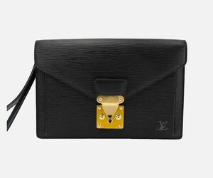 ★未使用に近い★　LOUIS VUITTON ルイヴィトン クラッチバッグ　エピ　セリエドラゴンヌ ブラック　黒 セカンドバッグ　 P2624CR603