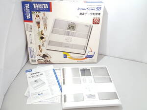 【USED品】TANITA タニタ Inner Scan 50 インナースキャン50 体組成計 BC-309/ヘルスメーター/体重計/測定器/パールホワイト/10-YNC44