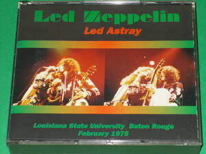 LED ZEPPELIN レッド・ツェッペリン★LED ASTRAY (3CD)★SILVER RARITIES★シルバー レアリティーズ★1975年2月28日 バトンルージュ公演