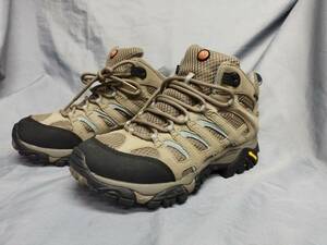 美品 メレル MERRELL 24.5cm MOAB MID GTX モアブ GORE-TEX ゴアテックス 登山 靴 