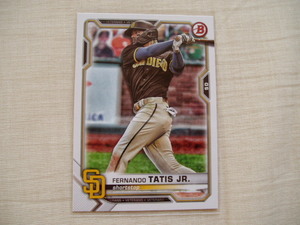 フェルナンド・タティスjr【Fernando Tatis Jr.】◆2021 topps bowman サンディエゴパドレス root3