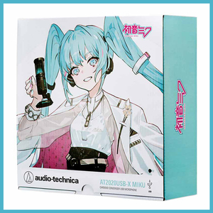 新品 未開封 AT2020USB-X MIKU 初音ミク オーディオテクニカ audio-techinica コンデンサー USBマイクロホン ゲーミング マイク