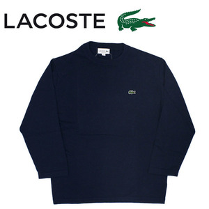 LACOSTE (ラコステ) TH110EL ニット ロングスリーブ Tシャツ 166ネイビー LC209 3-S