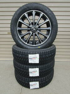 新品ブリヂストンVRX3■155/65R14■ストラテジーK102■14×4.5J+45 100-4H■軽自動車NBOXタントワゴンRスペーシアデイズラパンムーヴ