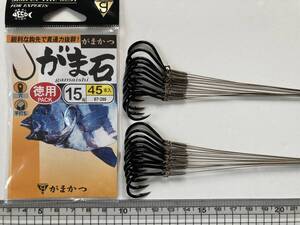 石鯛仕掛け がま石15号クビフリ ワイヤーハリス 20本セット 送料込み 20㎏強度耐久テスト合格品No.2442