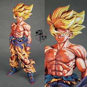 ドラゴンボール Z の孫悟空 海外発売品 2次元 漫画色 二次元リペイント品 コミック色　 フィギュア