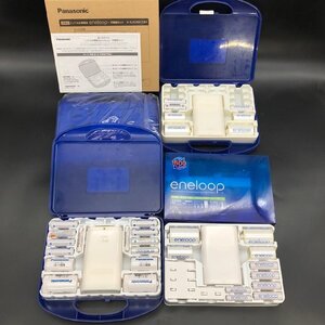 SW0110-3-4 現状品 Panasonic エネループ まとめ ニッケル水素電池 K-KJ53MCC84 eneloop 充電池セット 1つ箱のフック無し 80サイズ