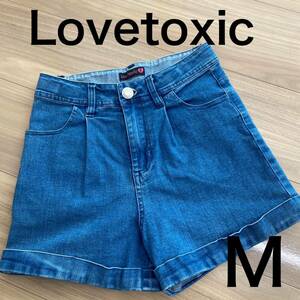 Mサイズ　ラブトキシックLovetoxic デニムショートパンツ