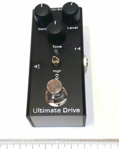 エフェクターアルティメットオーバードライブ Ultimate Draive Hight⇔Low切替スイッチ Gain,Revel,Toneボリューム、フットスイッチ付★鄭6