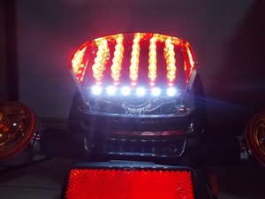 JA59　スーパーカブ110　JA60　クロスカブ　ハイルーメンLED 25連＋0.5W 6連ナンバー灯　爆光　LEDテール 　