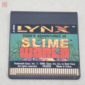 ※ソフトのみ 動作保証品 ATARI LYNX スライムワールド SLIME WORLD アタリ ATARI【PP