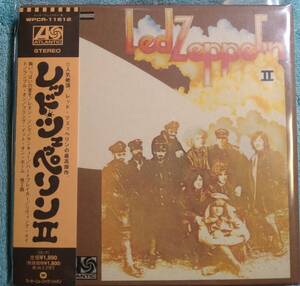 ☆売り切れ必至！ ZEPⅢは売り切れました！ ZepⅡ　世紀の名盤！☆帯付き超希少！紙ジャケ Led Zeppelin Ⅱ レッドツェッぺリン　