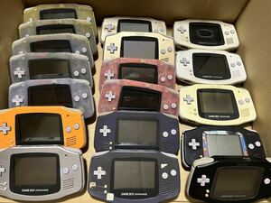 任天堂 ゲームボーイアドバンス Nintendo GAMEBOY ADVANCE 18台セット　1円スタート　ジャンク　大量まとめて