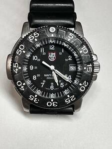 Luminox ブラック NAVY SEALS 200m 3H