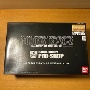 【未組立】MG RX-78-2 GUNDAM ガンダム　Ver.1.5 地球連邦軍白兵戦用モビルスーツ　川口克己プロデュース仕様　1/100　ガンプラ　現状品