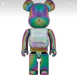 MY FIRST BE@RBRICK B@BY CLEAR BLACK PLATED Ver.1000％ ベアブリック1000％ 千秋 まぼろしのパレード