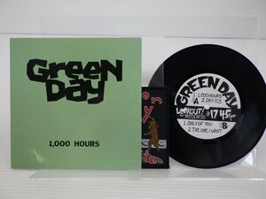 Green Day「1 000 Hours」EP（7インチ）/Lookout! Records(Lookout 017)/洋楽ロック