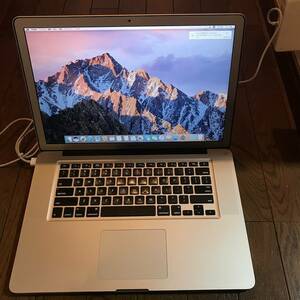 Apple MacBook Pro (15-inch Early 2011) Core i7-2820QM 2.3GHz 8GB ノート ジャンク