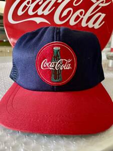 新品★正規★　80s ～ 90s ★CocaCola ★コカコーラ ★メッシュ ★キャップ 企業