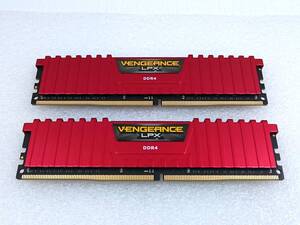 CORSAIR VENGEANCE LPX CMK16GX4M2A2666C16R PC4-21300(DDR4-2666) 16GB (8GB×2) デスクトップPC用メモリ ロープロファイル