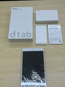 【新品未使用品】ドコモ タブレット dtab Compact d-02kゴールド Wi-Fi iPad 1円
