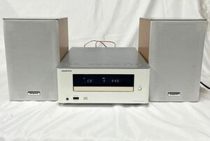 ②【S】ONKYO オンキョー ミニコンポ スピーカー D-U1 CR-U1 音楽機材