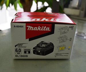 マキタ makita 純正 マキタ18Vバッテリー BL1860B 6.0Ah //未使用品//開封品