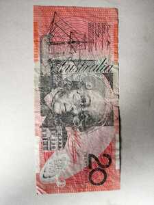 オーストラリア記念紙幣ポリマー紙幣20ドル1枚　同梱可