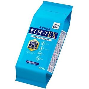 （まとめ買い）花王 業務用 セイフキープEX つめかえ用 80枚 434982 〔5個セット〕 〔北海道・沖縄・離島配送不可〕