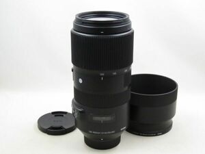 [22560Z6]★完動品★SIGMA 100-400mm F5-6.3 DG OS HSM Contemporary Nikon フード付き