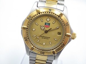 352806【1円スタート】TAG Heuer タグホイヤー 稼動品 964.013-2 2000シリーズ プロフェッショナル メンズ 時計 クオーツ ケース34mm