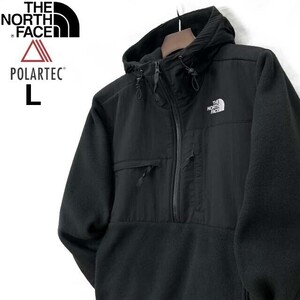 1円～!売切!【正規新品】THE NORTH FACE◆DENALI ANORAK フリースジャケット デナリ US限定 厚手 ポーラテック アウトドア(L)黒 181024-90