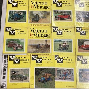 B3172　1964　12冊セット　「THE VETERAN AND VINTAGE」　ベテラン&ヴィンテージ 英国旧車雑誌 英国車 旧車　ビンテージ　クラシックカー