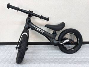 J372　CXWXC　キックバイク　12インチ　ペダルなし自転車　ブレーキなし　子供用　バランスバイク　2歳～5歳　ブラック　中古品